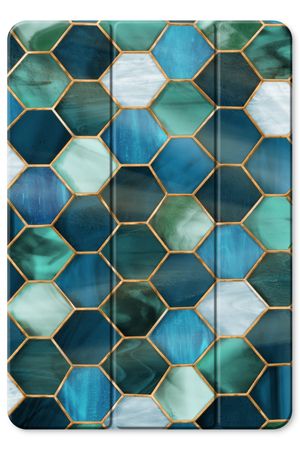 Hexagons in stained glass