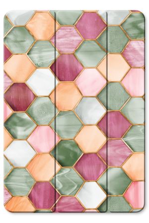 Hexagons in stained glass