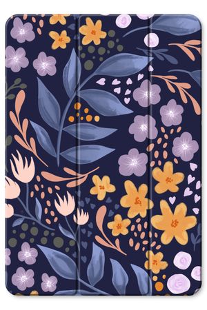 Flowers with blue leaves