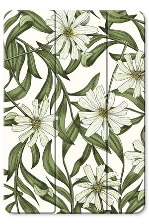 White flower pattern