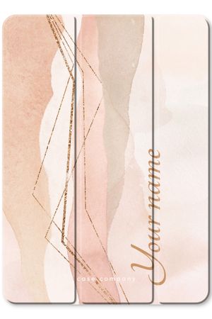 Gold Lines Namecase - Blush