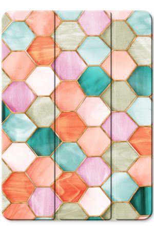 Hexagons in stained glass