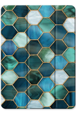 Hexagons in stained glass