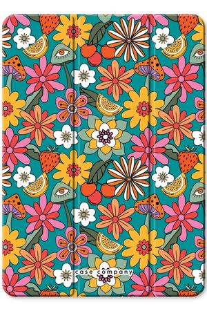 Retro Flowers N°2 - Blue