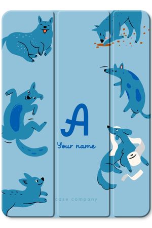 Playful Dogs Monogram