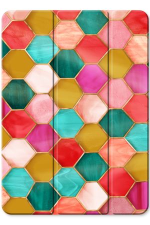 Hexagons in stained glass