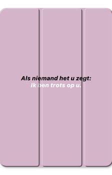 Ik ben trots op u