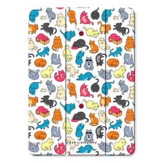 Farbenfrohe Katzen