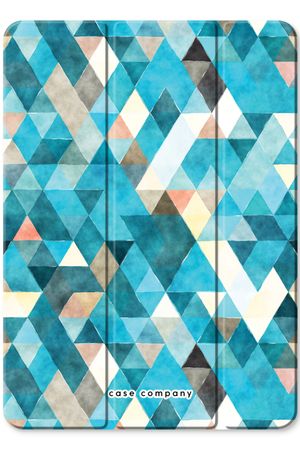 Coloured triangles blue