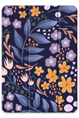 Flowers with blue leaves