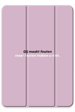 Fouten maken u niet