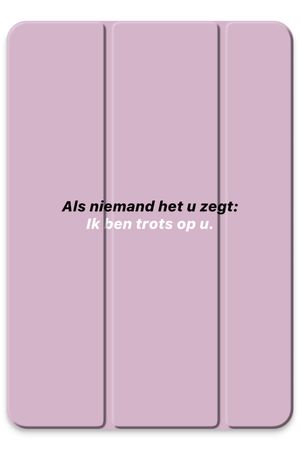 Ik ben trots op u
