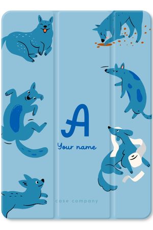 Playful Dogs Monogram