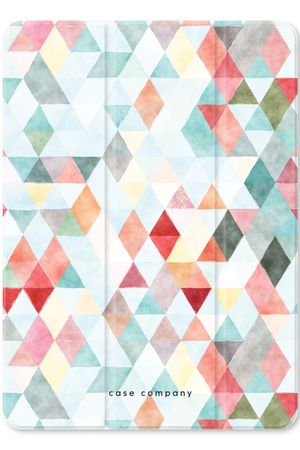 Coloured triangles pastel