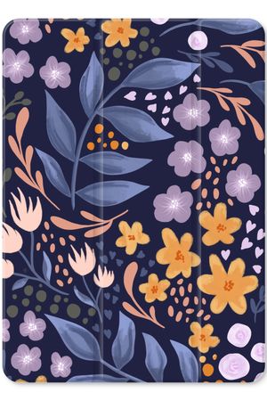 Flowers with blue leaves