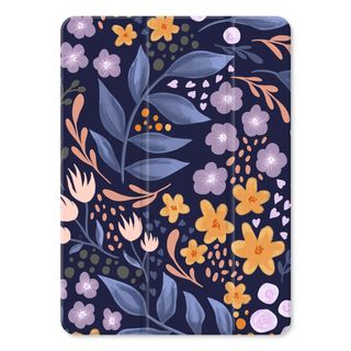 Flowers with blue leaves