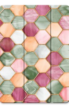 Hexagones en vitrail