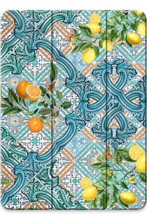 Blauwe tegels, citroenen en appelsienen