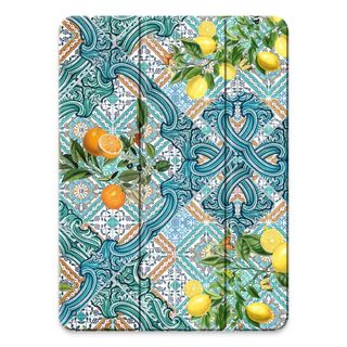 Blauwe tegels, citroenen en sinaasappels