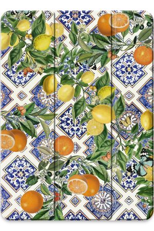 Blauwe tegels, citroenen en appelsienen