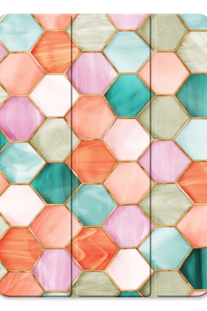 Hexagons in stained glass