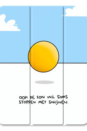Stoppen met schijnen