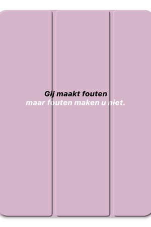 Fouten maken u niet