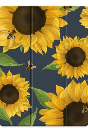 Sunflower and bees