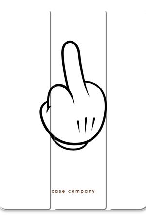 Middle finger white