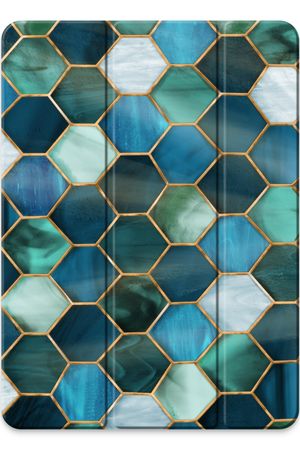 Hexagons in stained glass