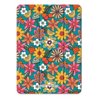 Retro Flowers N°2 - Blue