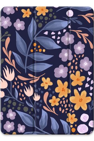 Flowers with blue leaves