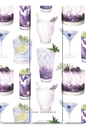 Violet cocktails