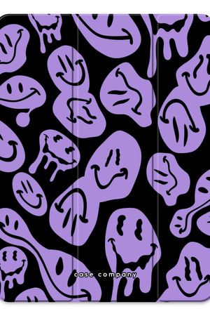 Smeltende Smiley - Paars