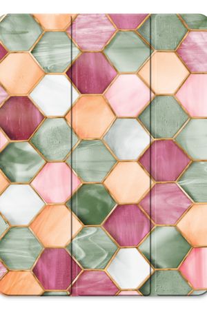 Hexagones en vitrail