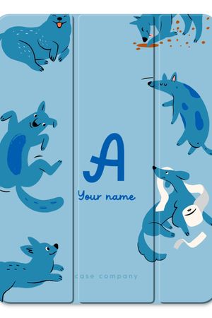 Playful Dogs Monogram