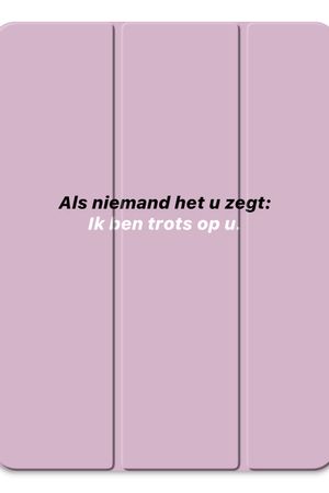 Ik ben trots op u