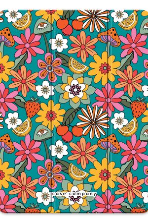 Flores Retro N°2 - Azul