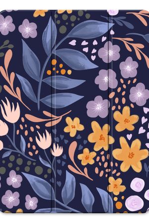 Flowers with blue leaves