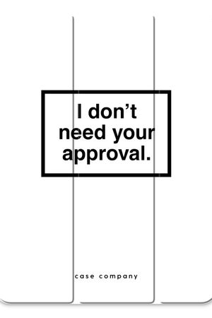 Don't need approval