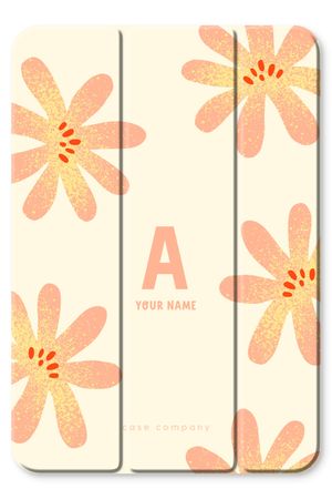 Peach Blossom Monogram