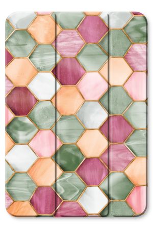 Hexagons in stained glass