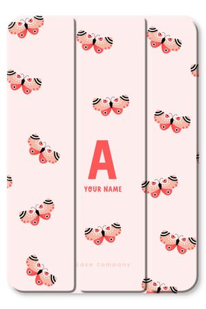 Rosy Butterflies Monogram