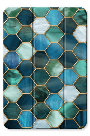 Hexagons in stained glass