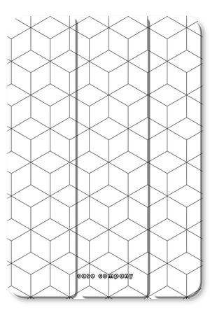 Cubes black and white