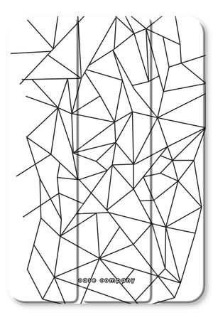 Geometric lines black