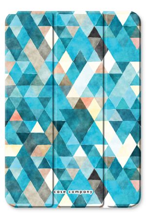 Coloured triangles blue