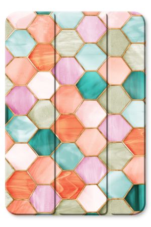 Hexagons in stained glass