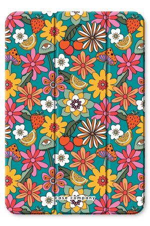 Retro Flowers N°2 - Blue