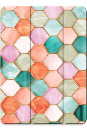 Hexagons in stained glass